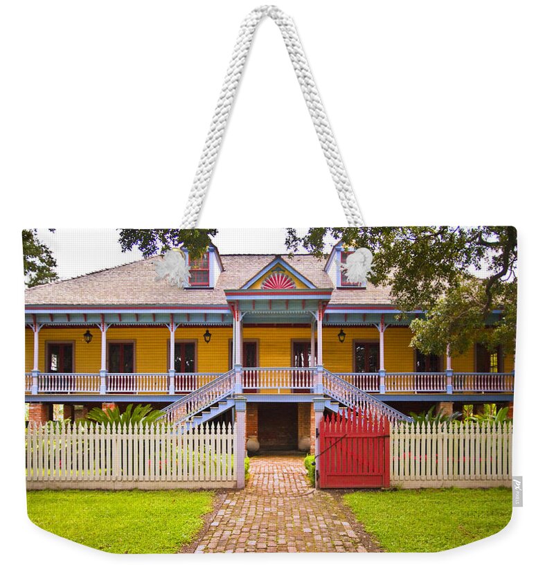 Laura Plantation Weekender Tote Bag featuring the photograph Laura Plantation by Diana Powell