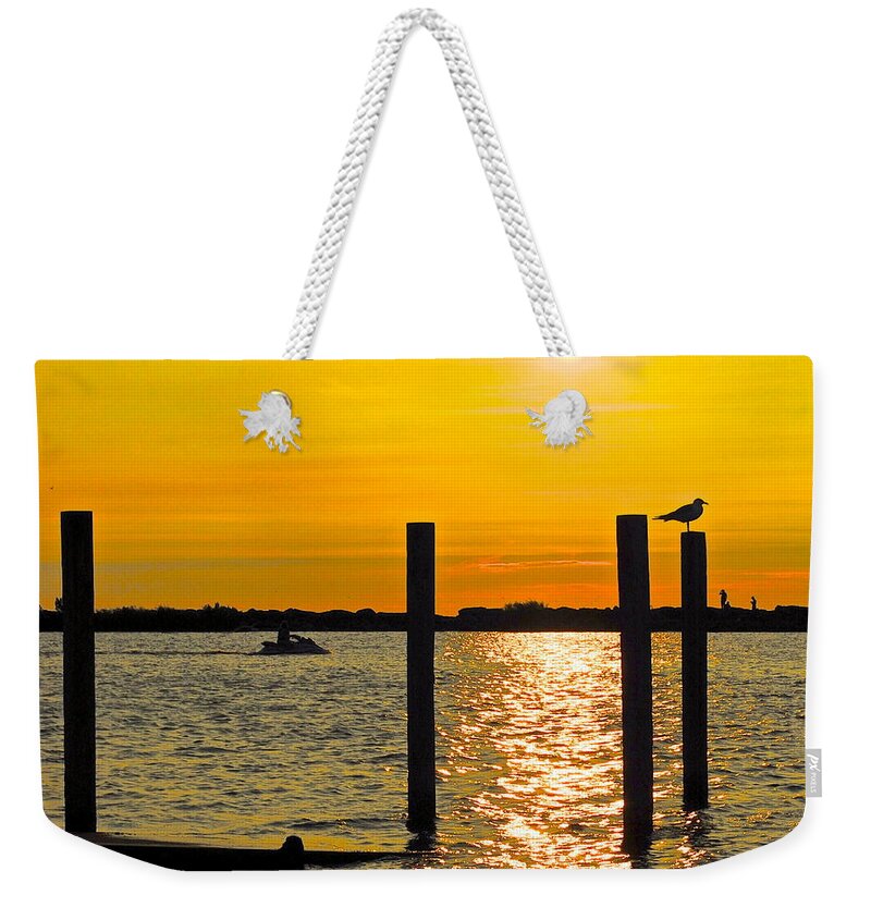 Summer Weekender Tote Bag featuring the photograph Lazy Summer Day by Frozen in Time Fine Art Photography