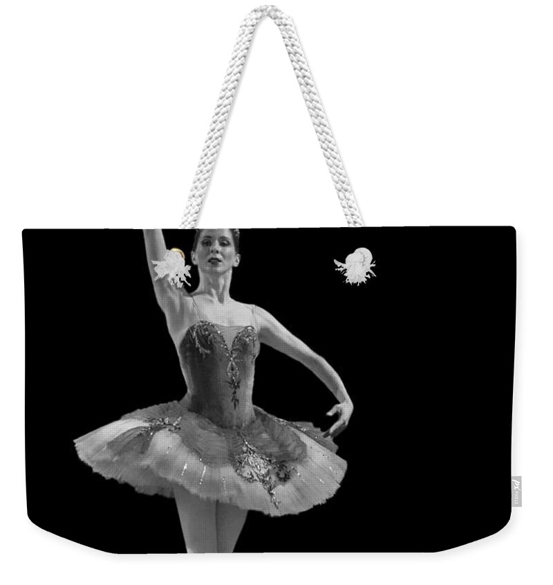Clare Bambers Weekender Tote Bag featuring the photograph Le Corsaire - Pas de Deux. by Clare Bambers