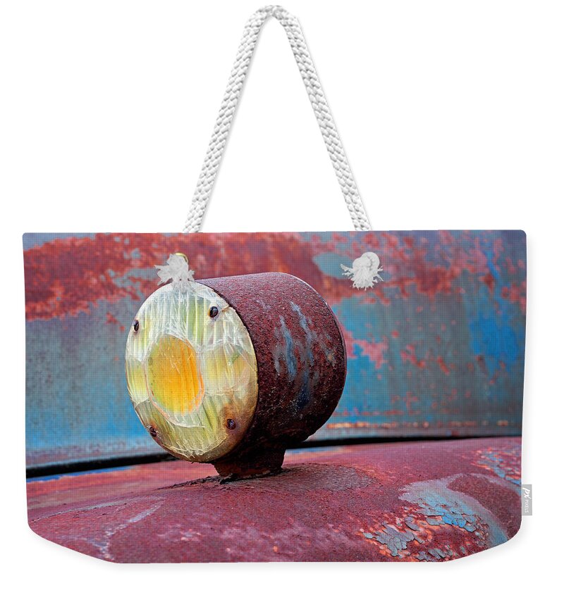 Truck Weekender Tote Bag featuring the photograph Left Turn by Michael Porchik