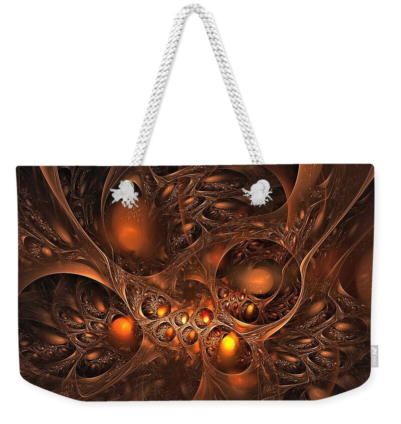 Crystal Caves Weekender Tote Bag featuring the photograph Leptonite Caverns by Doug Morgan