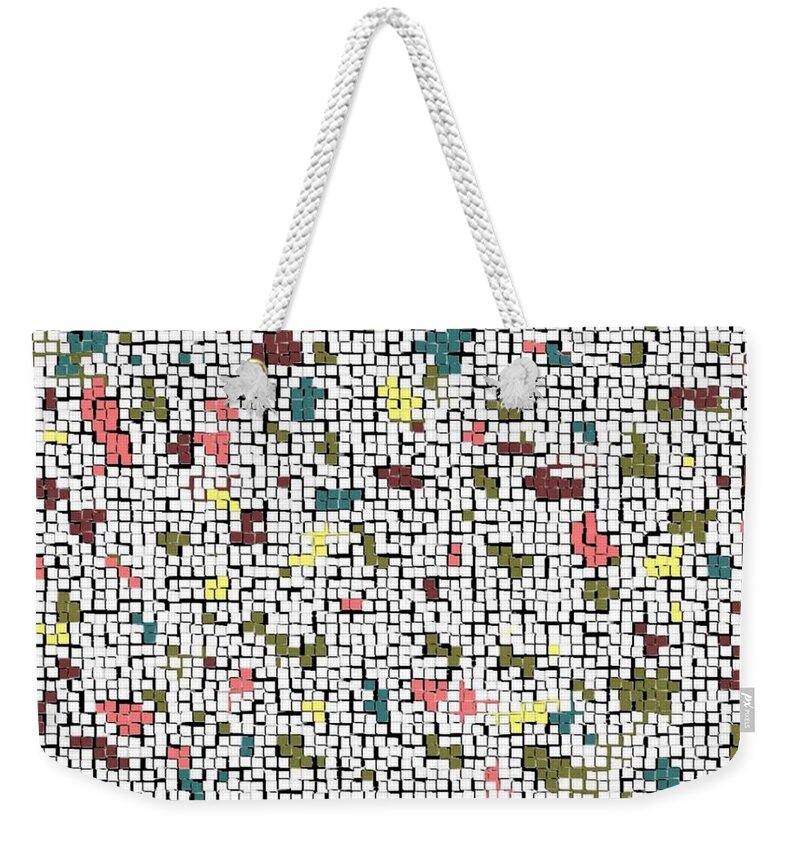 Abstract Weekender Tote Bag featuring the photograph Life 'n Turmoil by Joseph Baril