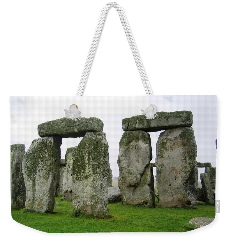 Stonehenge Weekender Tote Bag featuring the photograph Life On The Rocks by Denise Railey