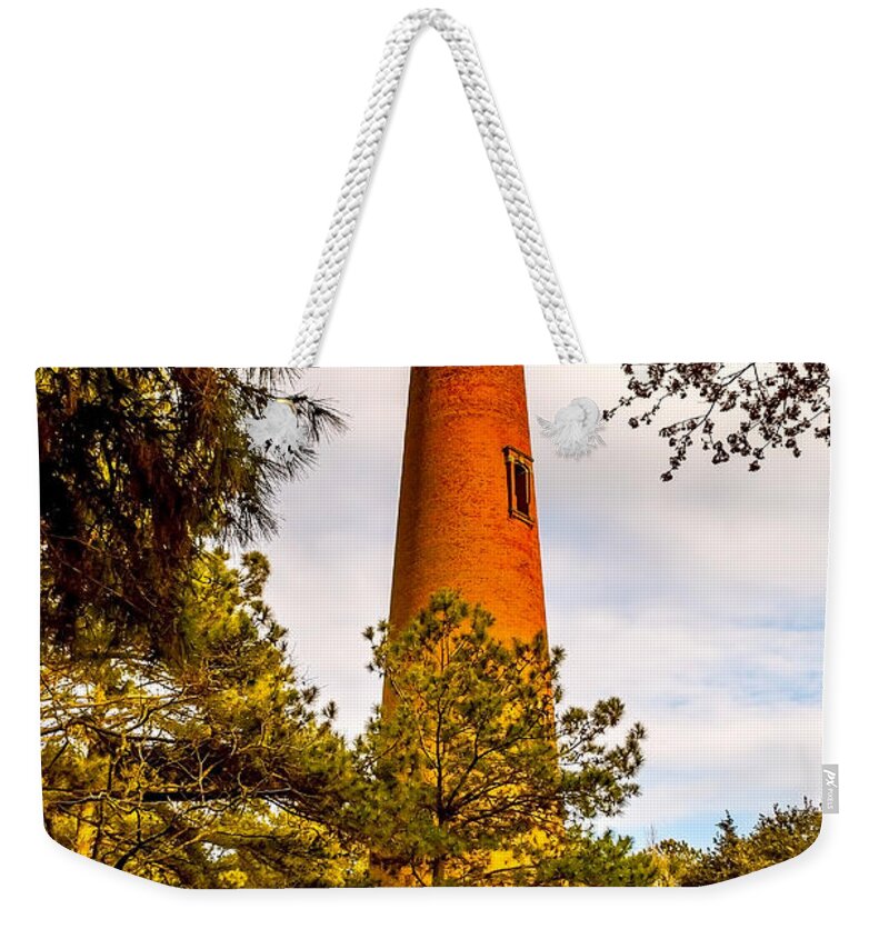 Architecture Weekender Tote Bag featuring the photograph Light at Currituck by Nick Zelinsky Jr