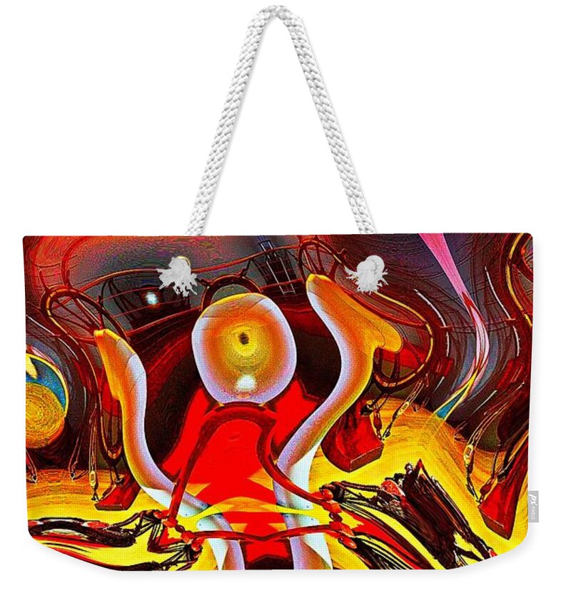 Stuart Media Servces Weekender Tote Bag featuring the photograph Lighthouse in Abstract by Blair Stuart