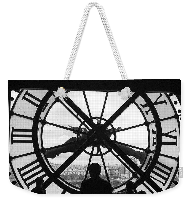 Paris Weekender Tote Bag featuring the photograph Like Clockwork by Allan Piper