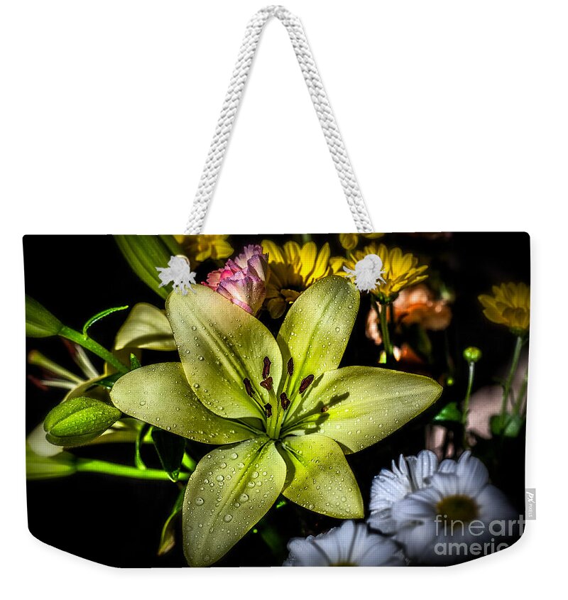 Blossom Weekender Tote Bag featuring the photograph Lily by Adrian Evans
