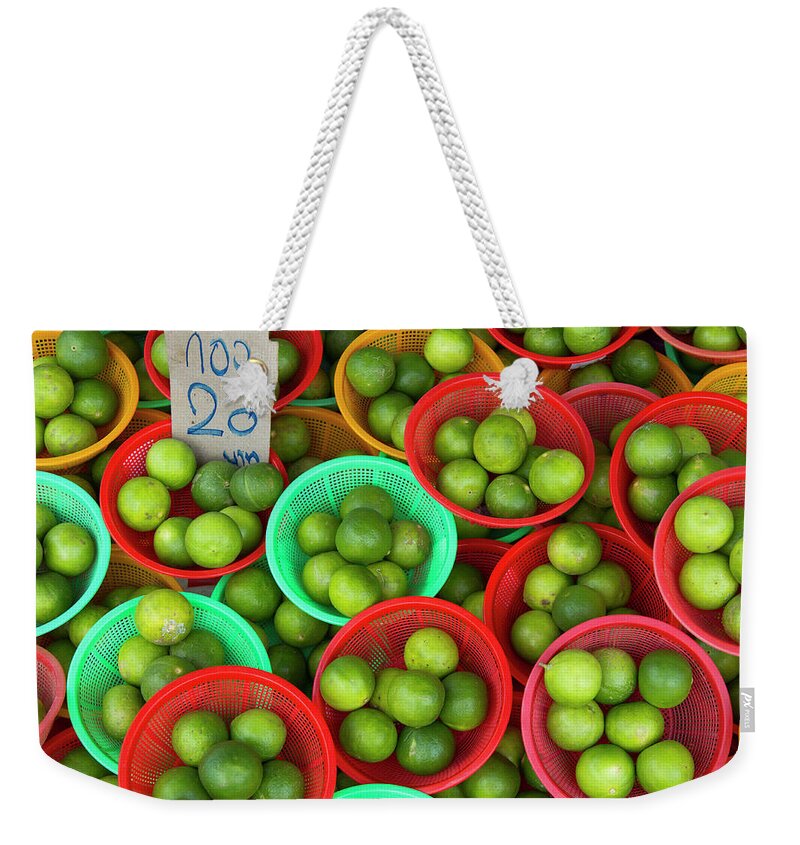 Retail Weekender Tote Bag featuring the photograph Limes by Richard Friend