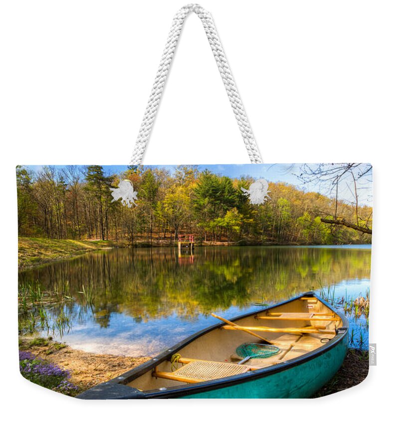 Appalachia Weekender Tote Bag featuring the photograph Little Bit of Heaven by Debra and Dave Vanderlaan