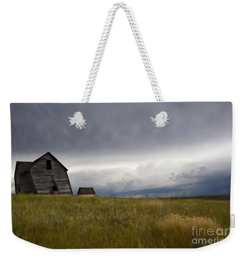Homestead Weekender Tote Bag featuring the photograph Little Remains by Bob Christopher