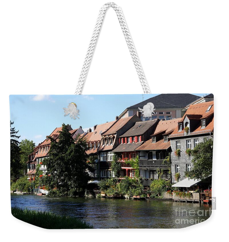 Little Venice Weekender Tote Bag featuring the photograph Little Venice - Bamberg - Germany by Christiane Schulze Art And Photography