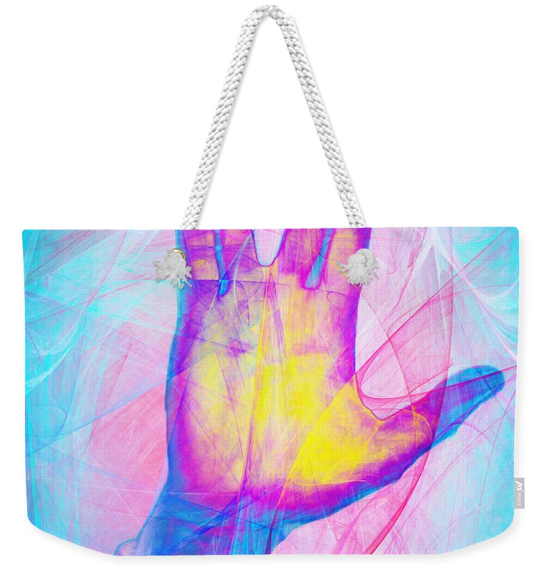 Wingsdomain Weekender Tote Bag featuring the photograph Live Long And Prosper 20150302v1 by Wingsdomain Art and Photography
