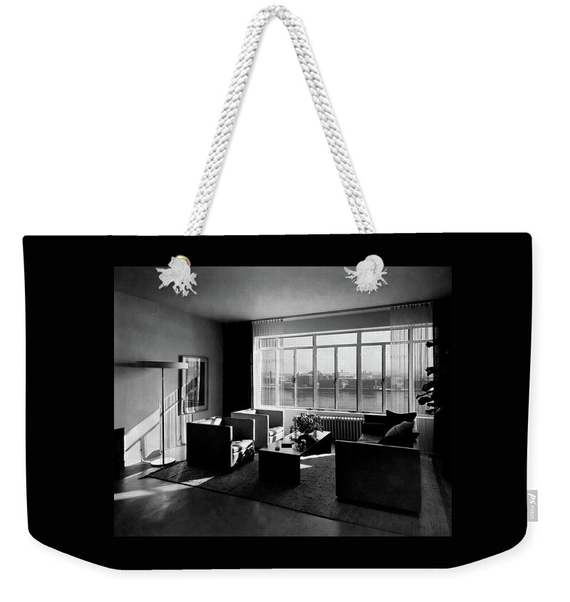 Living Room In The Ny Home Of Edward M. M Weekender Tote Bag