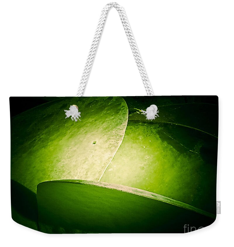 Abstract Weekender Tote Bag featuring the photograph Living Scent by Fei A