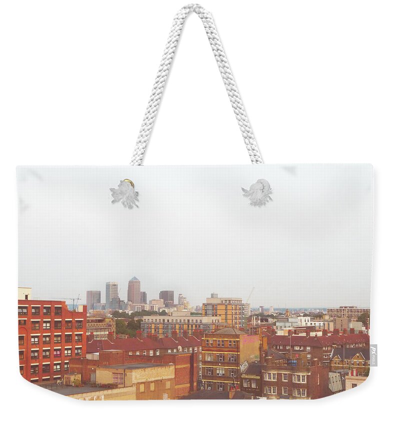 Bethnal Green Weekender Tote Bag featuring the photograph London by Le Chateau Ludic