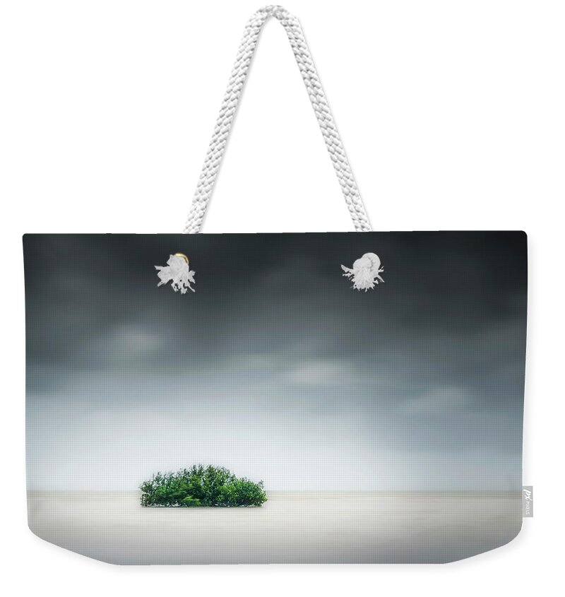 Tranquility Weekender Tote Bag featuring the photograph Lone Mangrove by Simon Phelps Photography