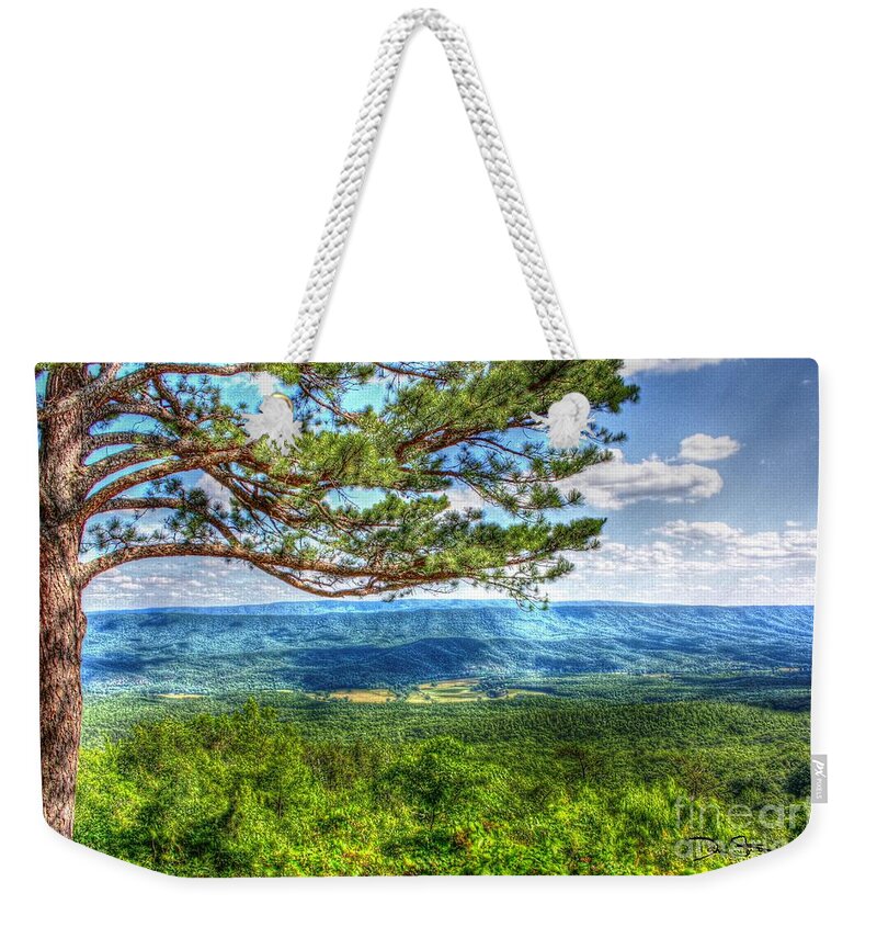 Pine Weekender Tote Bag featuring the photograph Lonesome Pine by Dan Stone
