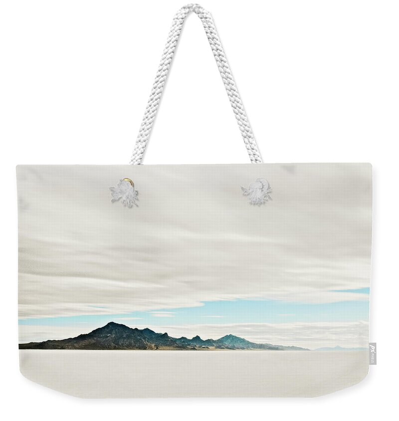 Imagination Weekender Tote Bag featuring the photograph Long Exposure Clouds In Motion Above by Andy Ryan