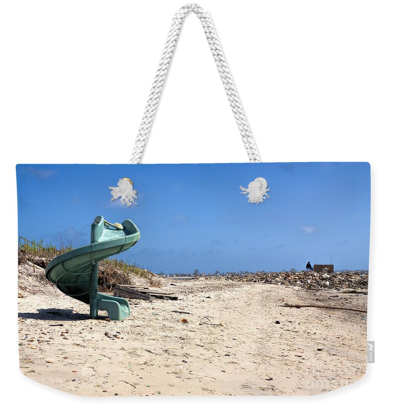 Slide Weekender Tote Bag featuring the photograph Looking back by Rick Kuperberg Sr