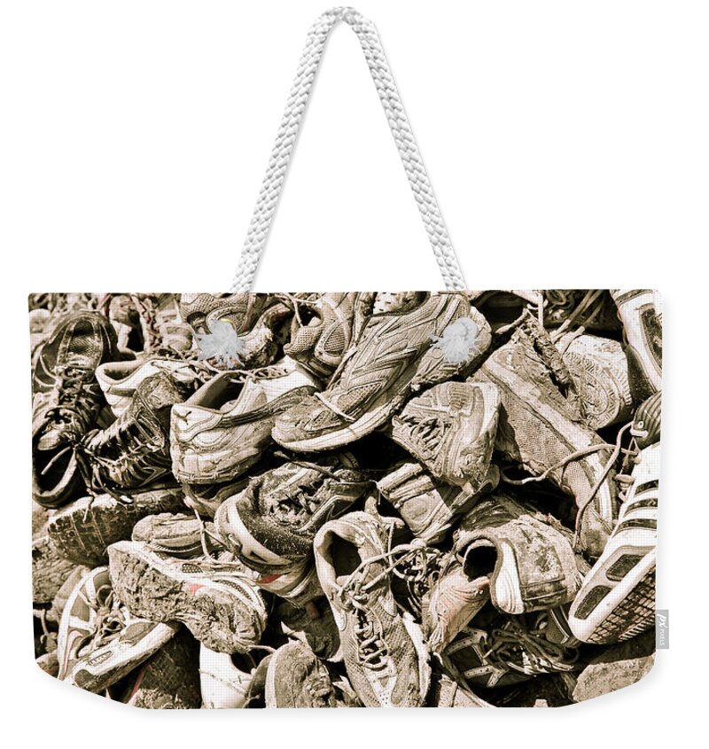 Charles Dobbs Weekender Tote Bag featuring the photograph Lost Souls by Charles Dobbs