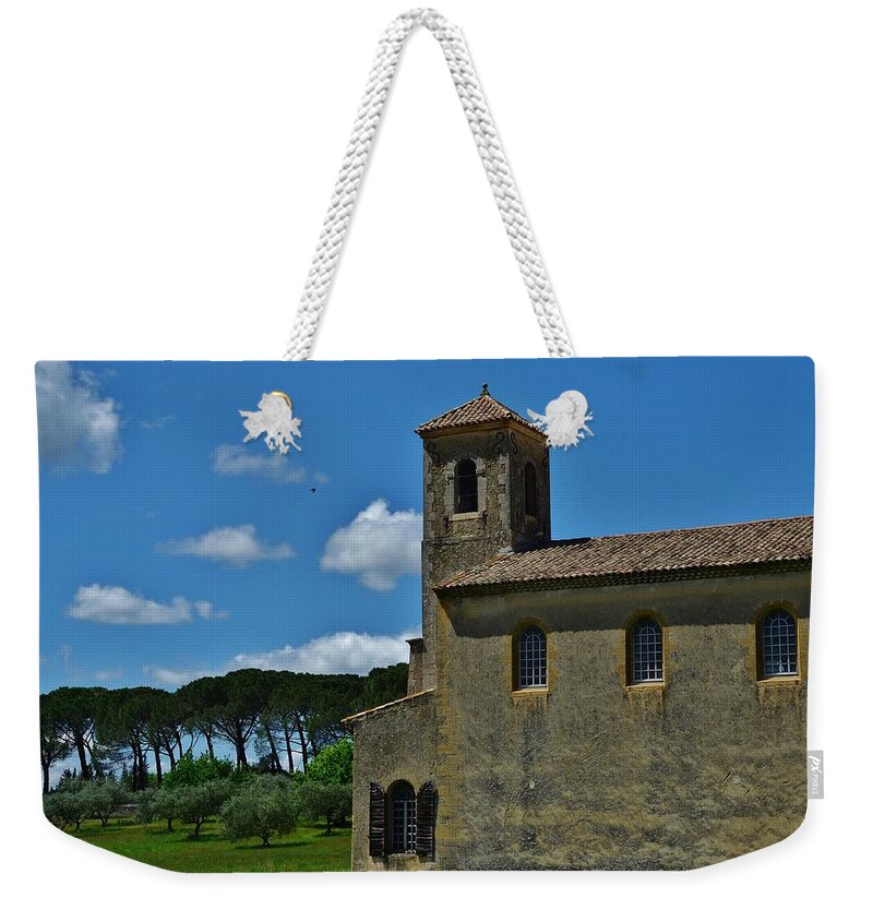 Lourmarin Weekender Tote Bag featuring the photograph Lourmarin Castle by Dany Lison