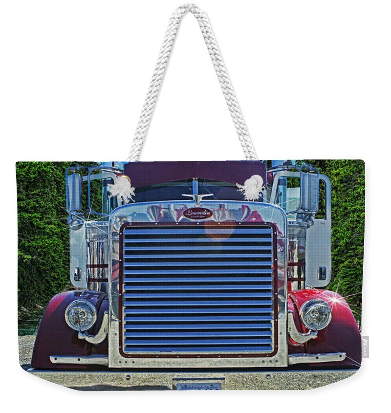 Trucks Weekender Tote Bag featuring the photograph Lowridin Edition by Randy Harris