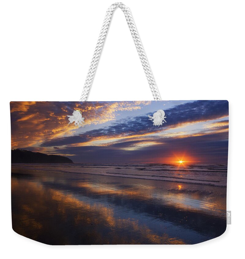 Oregon Weekender Tote Bag featuring the photograph Luminous Harmony by Mark Kiver
