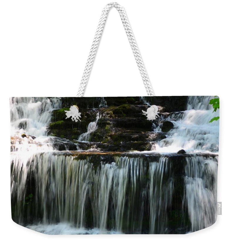 Waterfall Weekender Tote Bag featuring the photograph Lwv60017 by Lee Winter