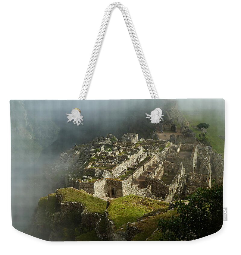 South America Weekender Tote Bag featuring the photograph Machu Picchu Peru 2 by Xueling Zou