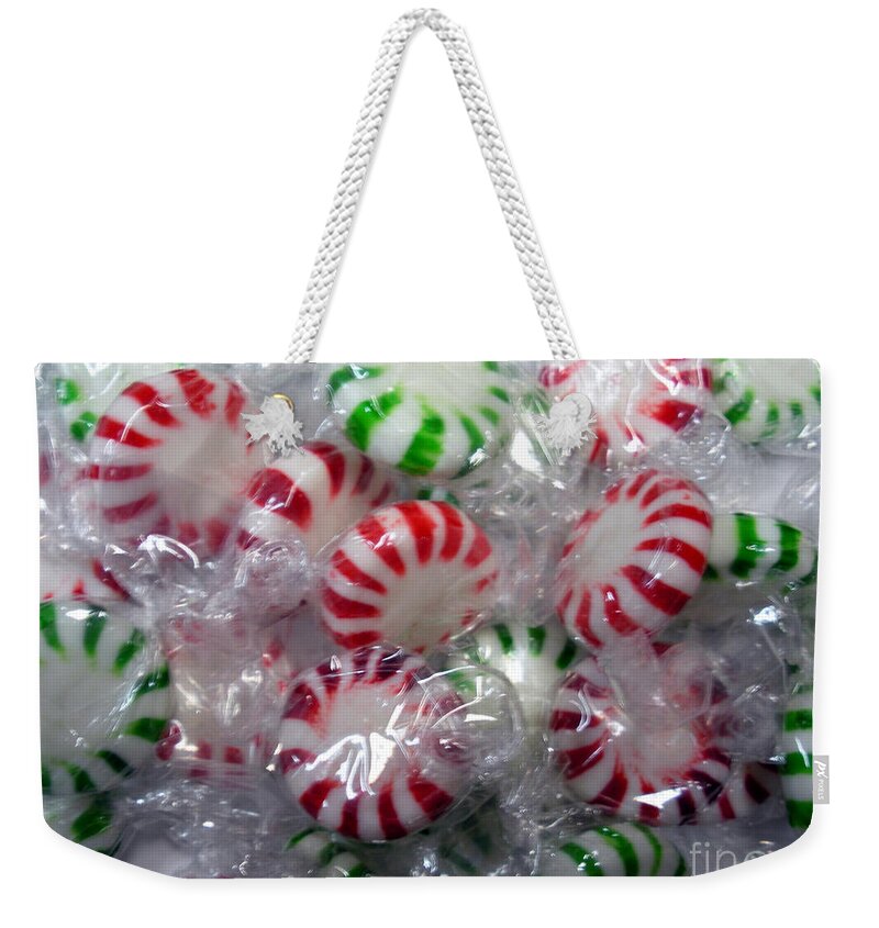 Macro Weekender Tote Bag featuring the photograph Macro Mints by Joseph Baril