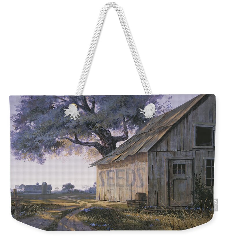 Michael Humphries Weekender Tote Bag featuring the painting Magic Hour by Michael Humphries