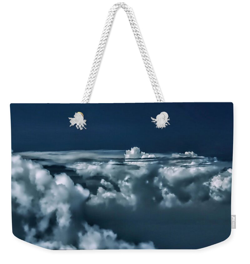 Cloud Weekender Tote Bag featuring the photograph Magic Ring by Lucy VanSwearingen