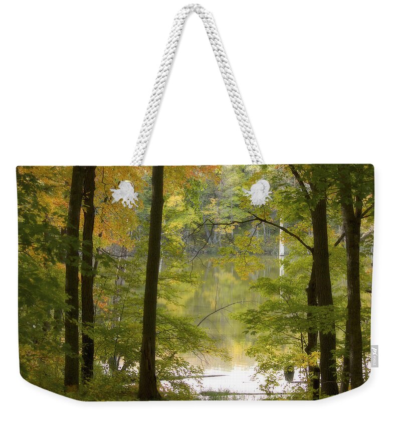 Maplewood State Park Weekender Tote Bag featuring the photograph Magical Maplewood by Penny Meyers