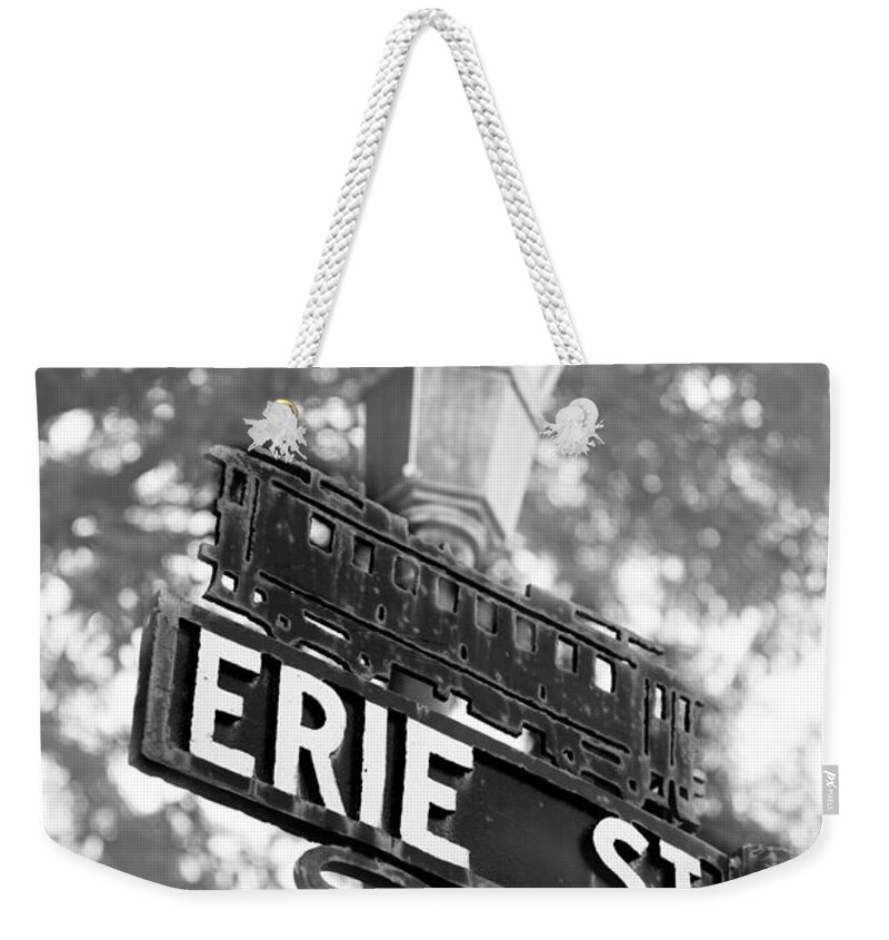 Erie Street Weekender Tote Bag featuring the photograph Main St V by Courtney Webster