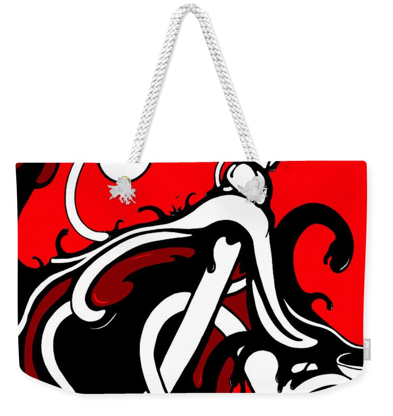 Addiction Weekender Tote Bag featuring the digital art Mainline by Craig Tilley