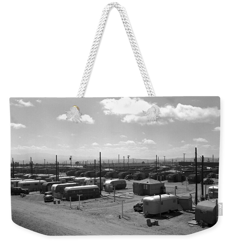 Science Weekender Tote Bag featuring the photograph Manhattan Project Housing by Science Source