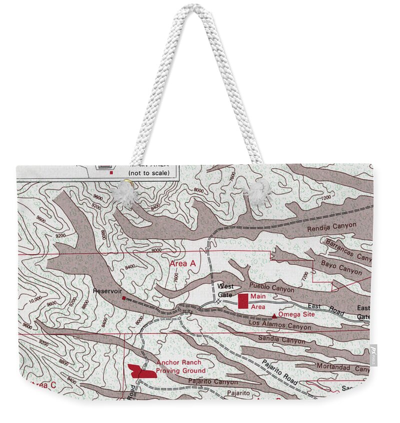 Science Weekender Tote Bag featuring the photograph Manhattan Project, Los Alamos by Science Source