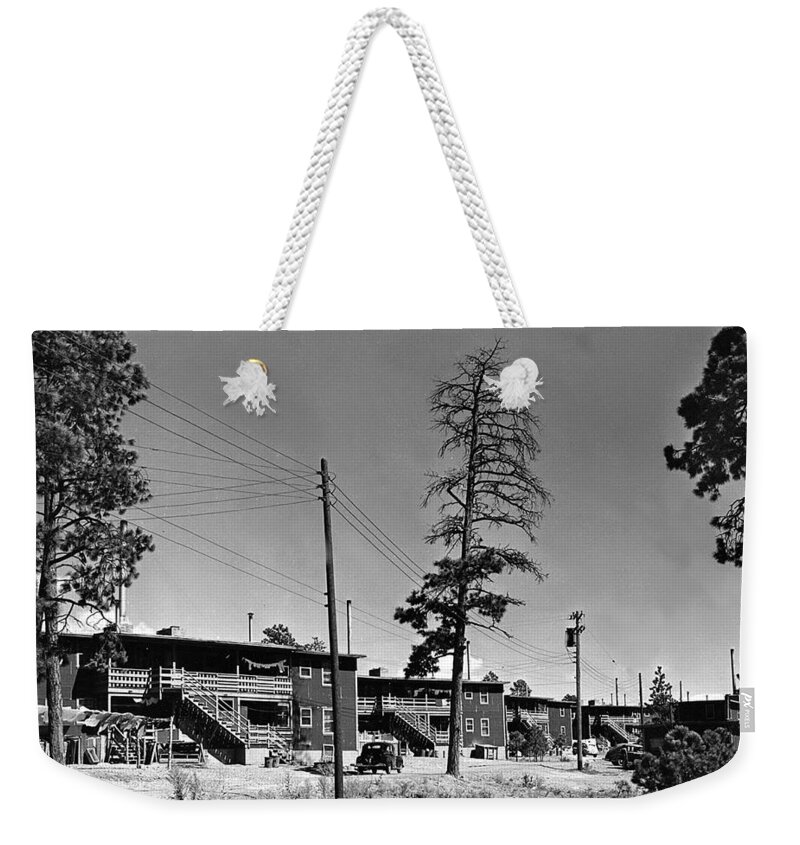 Science Weekender Tote Bag featuring the photograph Manhattan Project, Sundt Apartments by Science Source