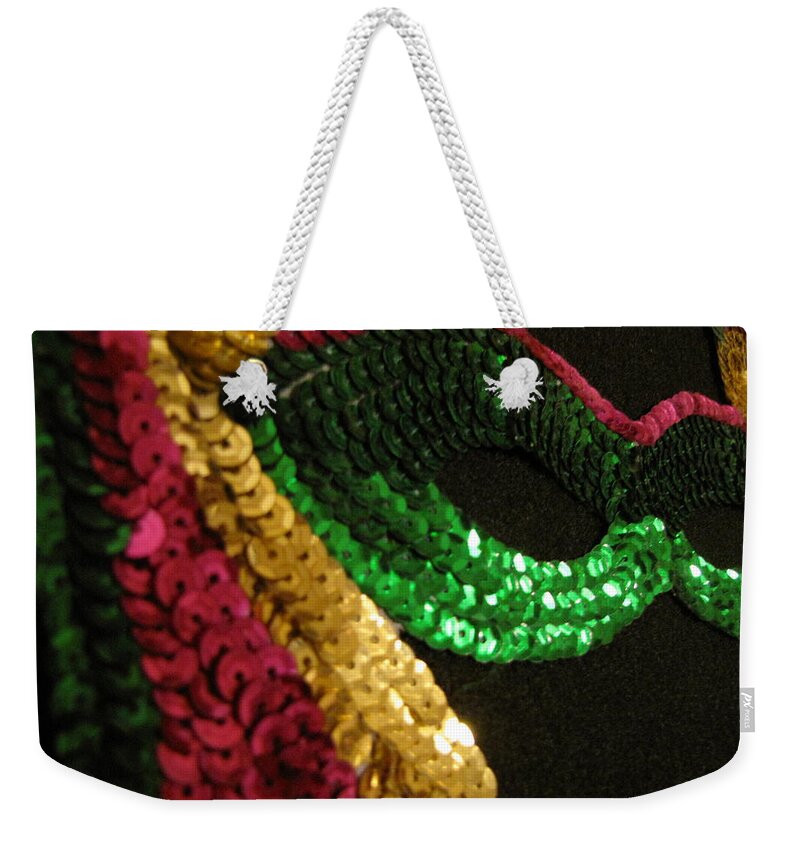 Mardi Gras Weekender Tote Bag featuring the photograph Mardi Gras Time by Beth Vincent