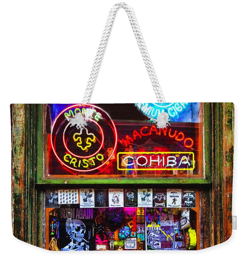 Marie Leveau Weekender Tote Bag featuring the photograph Marie Laveau House of Voodoo by Diana Powell