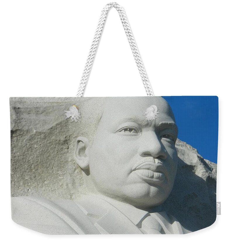 Washington Dc Monuments Weekender Tote Bag featuring the photograph Martin Luther King Jr Memorial by Emmy Marie Vickers