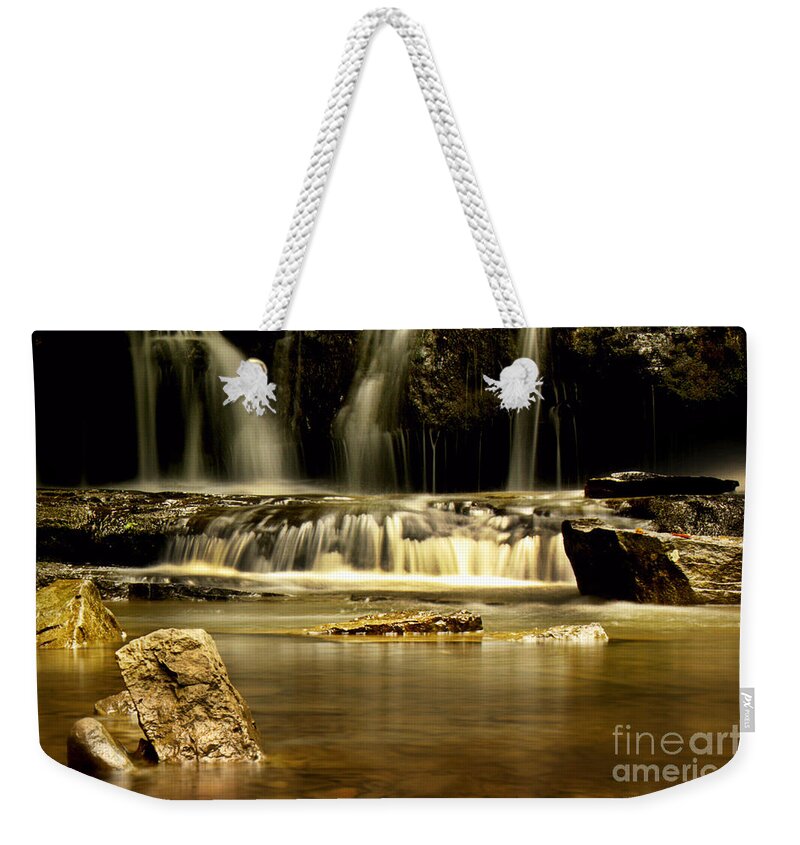 Waterfall Weekender Tote Bag featuring the photograph Mash Fork Falls by Melissa Petrey