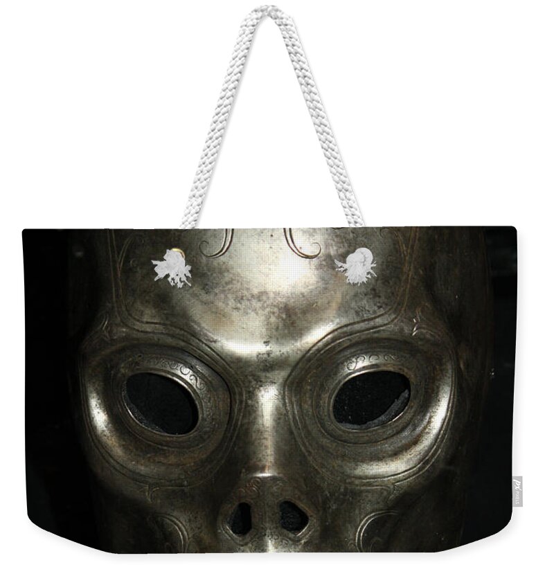 Harry Potter Weekender Tote Bag featuring the photograph Mask Of Death by David Nicholls