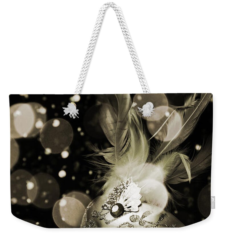 Mask Weekender Tote Bag featuring the photograph Masquerade by Jelena Jovanovic