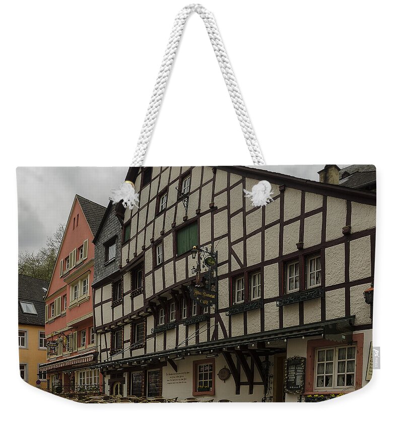Bernkastel Weekender Tote Bag featuring the photograph Medieval houses by TouTouke A Y