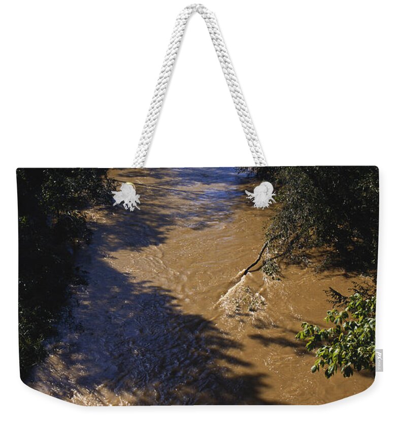 Ecology Weekender Tote Bag featuring the photograph Meechums River After Flood, Virginia by Carleton Ray