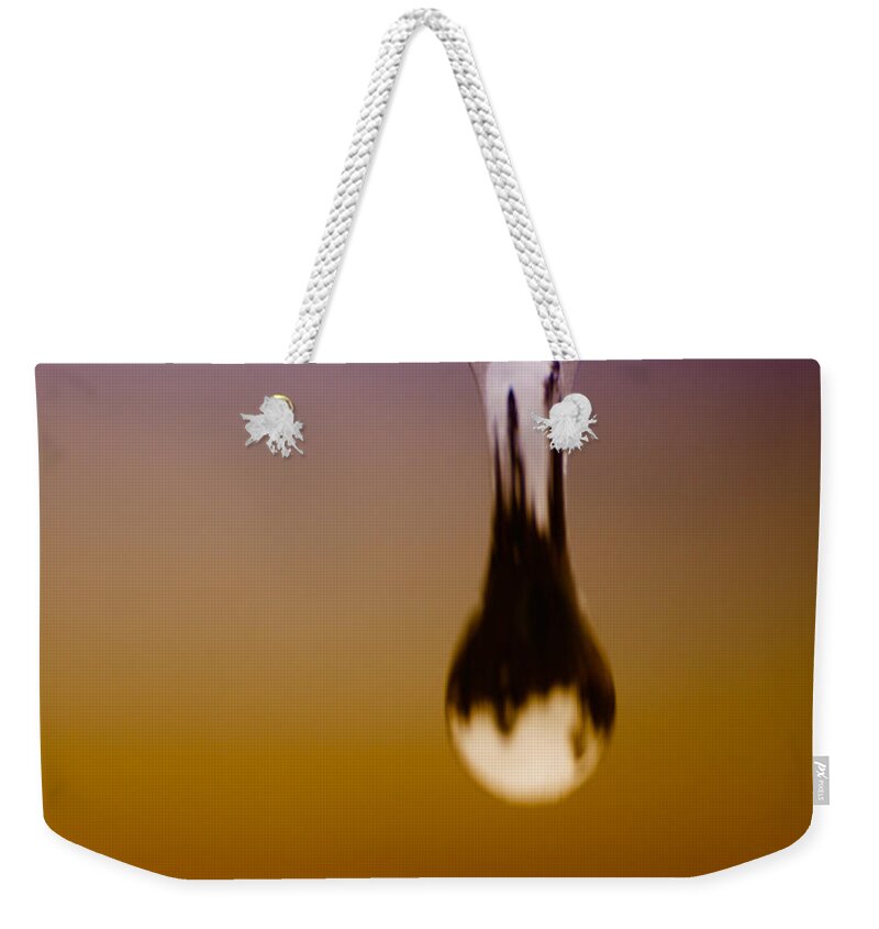 Gravity Weekender Tote Bag featuring the photograph Melt One by Bob Orsillo