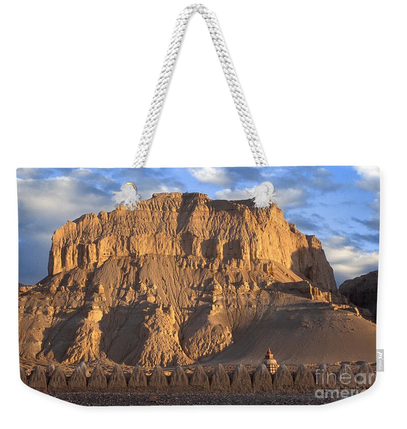 Asia Weekender Tote Bag featuring the photograph Melting Chortens - Guge Kingdom by Craig Lovell