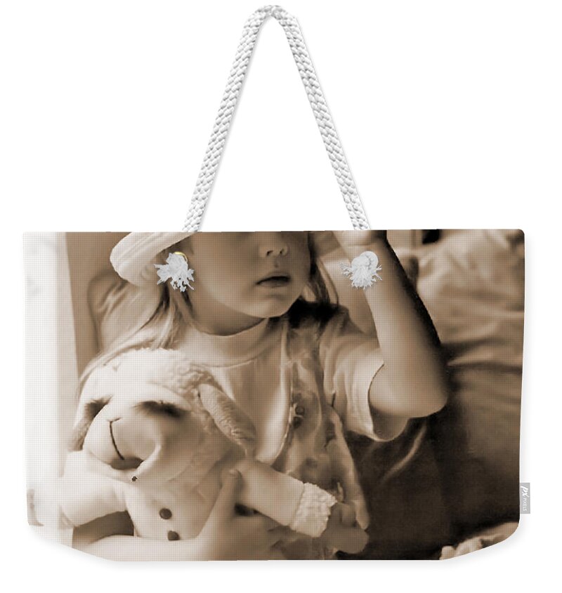 Child Weekender Tote Bag featuring the photograph Memories Out Of Time by Rory Siegel