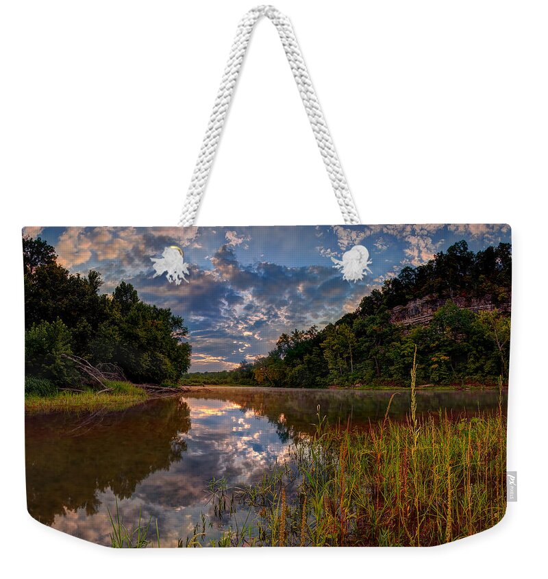 2012 Weekender Tote Bag featuring the photograph Meramec River by Robert Charity